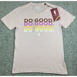 Cotopaxi Do Good Repeat T-Shirt Sand Women's Small Organic Cotton NEW